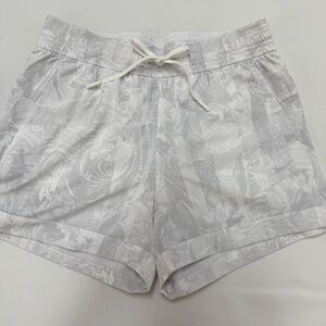 Lululemon Athletica Eternal Wave White Spring Break Away Lightweight Shorts